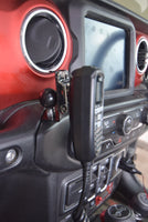 Right Hand Drive Universal CB Mic Mount - Jeep JL